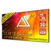 Akia Screens ALR Projector Screen 123 inch 16:9 4K Short Throw or UST Projection, Anti Scratch, Ceiling Ambient Light Rejecting Screen, Edge Free Fixed Frame Movie Screen Indoor AK-NB123H-CLR2 view 1