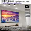 Akia Screens ALR Projector Screen 123 inch 16:9 4K Short Throw or UST Projection, Anti Scratch, Ceiling Ambient Light Rejecting Screen, Edge Free Fixed Frame Movie Screen Indoor AK-NB123H-CLR2 view 4