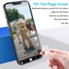 GEVO TIK Tok Bluetooth Remote Control Page Turner for iPhone Android Ipad Cell Phone Camera Remote Shutter Selfie Button, Bluetooth Ring (White) view 2