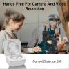 GEVO TIK Tok Bluetooth Remote Control Page Turner for iPhone Android Ipad Cell Phone Camera Remote Shutter Selfie Button, Bluetooth Ring (White) view 4