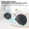 Aokicase For Amazon Echo Dot 4 / Echo Dot 5 Holder Desktop Stand Holder Accessories, No Screws Required, Speaker Accessories Rack (Amazon Echo Dot 4 / Echo Dot 5, Black) PT183 view 2