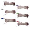 6X Pcs Speaker Cables Sound Wires Cords Red Gray Compatible with Samsung Home Cinema System view 1
