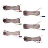 6 Pieces Speaker Cables Wires Cords Red Gray with Connector Compatible with Samsung Home Cinema Theater view 1