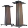 Rockville SS36D Pair 36" Home Speaker Stands, 100Lb Capacity, Fixed Height, Cable Management, Wide Stable Base, Premium Dark Wood Grain, for Home Theater and Hi-Fi Audio view 1