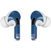 Skinit Decal Audio Skin Compatible with AirPods Pro 2nd Gen - Officially Licensed NHL New York Rangers Distressed Design view 3