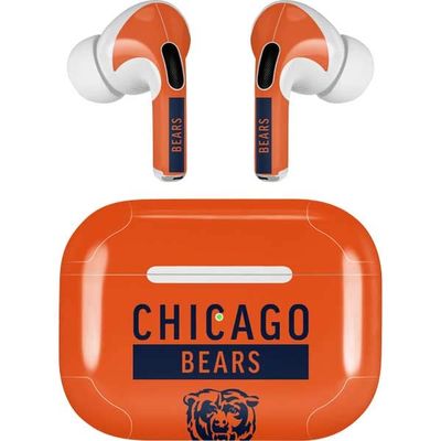 Skinit Decal Audio Skin Compatible with AirPods Pro 2nd Gen - Officially Licensed NFL Chicago Bears Orange Performance Series Design