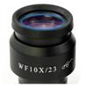 RADHAX Microscope Kit WF10X 22MM 23mm 24mm Adjustable High Eyepoint Wide Angle Biological Microscope Eyepiece Lens 23.2mm Microscope Lens Adapters (Color : 1pc wf10x 23mm) view 1