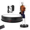 DOZPAL 16.5 inch Motorized Rotating Display Stand, 360 Electric Rotating Turntable with 3-Color Lighting for Photography Products Display, Jewelry, Watch, Bearing 50kg view 1