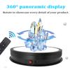 DOZPAL 16.5 inch Motorized Rotating Display Stand, 360 Electric Rotating Turntable with 3-Color Lighting for Photography Products Display, Jewelry, Watch, Bearing 50kg view 4