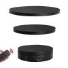 3 in 1 Automatic Turntable, 360 Degree Rotating Display Stand Product Display Rotating Platform for Photography Video Shooting Props Jewelry,Black view 1