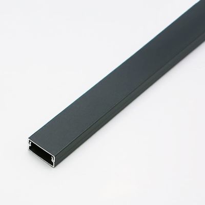 ZJKXJH Tv Cable Covers for Wall, Grey Square Flat Paintable Aluminum Wire Protector, for Exterior/Doorway/Kitchen Electrical Cord, 1m(39") Long (Size : 24mm*12mm)