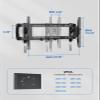Universal Tilt and Extend Mount for TVs 43" to 90", Extend Feature allows for Maximum Tilting of Large TVs. VESA 200x100mm to 600x400mm, Easy Cable Access, UL Tested, Capacity 150lbs. Model ERMTX1-01B view 4
