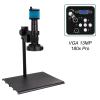 RADHAX Microscope Kit Digital Video Monocular Microscope Set 180X/130X C-Mount 13MP/38MP/48MP 4K HDMI USB Camera Microscope Lens Adapters (Color : 180X 13MP VGA Set) view 2