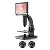 RADHAX Microscope Kit Electronic Microscope 5X-1200X Digital Microscope Camera with 10 LED Light Microscope Lens Adapters (Color : Inskam315) view 1