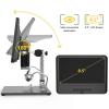 RADHAX Microscope Kit Electronic Microscope 5X-1200X Digital Microscope Camera with 10 LED Light Microscope Lens Adapters (Color : Inskam315) view 4