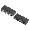 PATIKIL Card Edge Connector Black Socket Straight Connection 24 Pin 2.54mm Pitch for PCB Circuit Board, Game Console, Pack of 2 view 1
