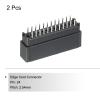 PATIKIL Card Edge Connector Black Socket Straight Connection 24 Pin 2.54mm Pitch for PCB Circuit Board, Game Console, Pack of 2 view 3
