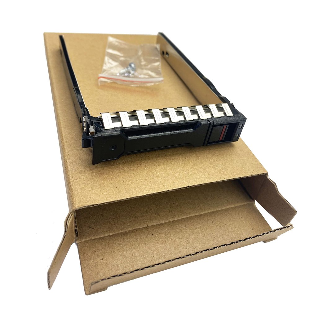 2.5" SAS SATA Hard Drive Tray Replacement for HPE ProLiant DL20 G10 Plus/ DL325 G10 Plus V2/ DL360 G10 Plus/ DL380 G10 Plus V2/ DL385 G10 Plus V2/ DL20 DL320 DL325 DL345 DL360 DL380 ML350 G11