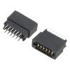 PATIKIL Card Edge Connector Black Socket Straight Connection 12 Pin 2.54mm Pitch for PCB Circuit Board, Game Console, Pack of 2 view 1