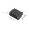 PATIKIL Card Edge Connector Black Socket Straight Connection 12 Pin 2.54mm Pitch for PCB Circuit Board, Game Console, Pack of 2 view 2