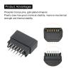 PATIKIL Card Edge Connector Black Socket Straight Connection 12 Pin 2.54mm Pitch for PCB Circuit Board, Game Console, Pack of 2 view 4