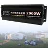 Pure Sine Wave Power Inverter 12V 24V 48V 60V DC to AC 110V 120V Peak Power 2000/3000/4000Watt,with Outlets and LCD Digital Display,for CPAP RV Car Solar System,2000W-12Vto220V view 1