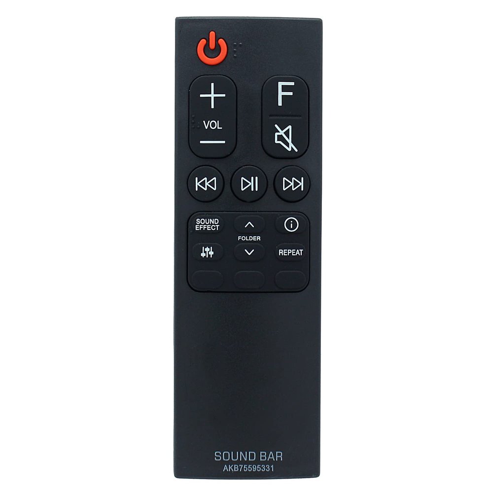 AKB75595331 Remote Control Replacemen for LG Soundbar SL6Y SPL5B-W SN6Y SPN5B-W SL4 SPH4B-W SL5Y SN7CY SNC4R SPH4B-W SPJ4-S S65S3-S SL4Y SL7Y