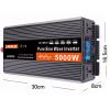 Power Inverter Pure Sine Wave-1500W/3000 W/4000 W/5000 W/6000W 12V /24v/48v/60v DC to 240V AC Converter-2AC Outlets Car Inverter with LED Display-Black,24V-5000W view 2