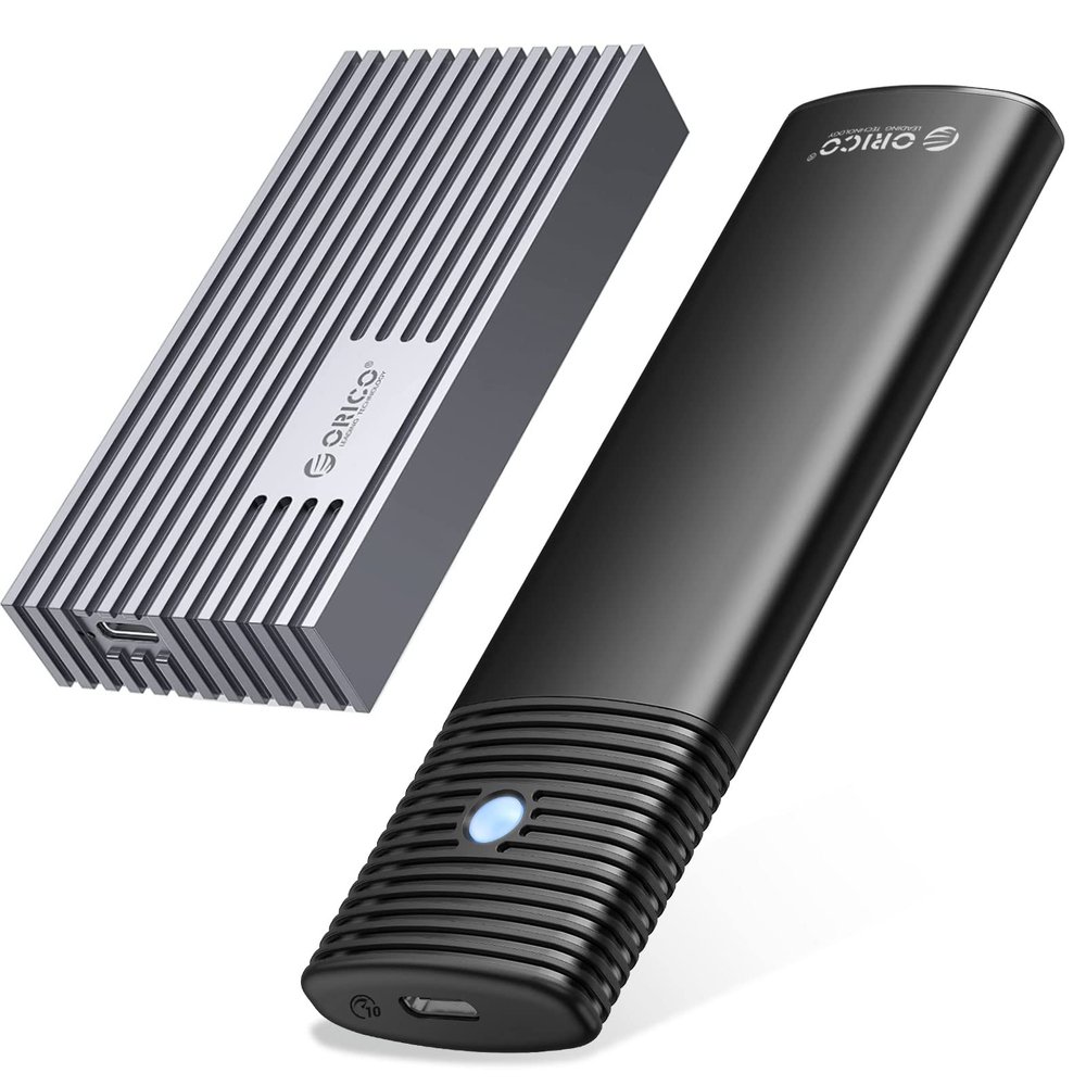 ORICO M.2 NVMe SSD Enclosure 40Gbps M.2 to USB-C Adapter for NVMe M-Key 4TB SSD 2280, Aluminum M2 External SSD Case, Compatible with Thunderbolt 3/4 USB3.2/3.1/3.0/Type C
