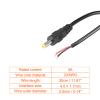 Rebower DC Power Cable - 4.0x1.7mm/0.3m/3A/Black - 2 Pack for CCTV DVR LED Strip Light view 2