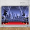 Yeele 15x9ft Red Carpet Backdrops for Photography Award Ceremony Show Night Party Background Flash Movie Night Stage Spotlight VIP Event Background Wallpaper view 2