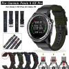 COOVS 26 22mm Canvas Band Watchband Strap for Garmin Fenix 5 5X Plus 6 6X 6S Pro 935 3HR Smart Bracelet Quick Easy Fit Wristband Strap (Color : Q, Size : 22mm Fenix 5 5Plus) view 2