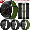 NEYENS Smart Watch Nylon Elastic Loop Straps For Garmin Fenix 7 7X 5XPlus 6XPro/MK2i 3HR Replacement WatchBands Wristband Bracelet 26mm (Color : Army Green, Size : 26mm D2 MK1 MK2i) view 2