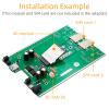 NGFF M.2 4G 5G Module to USB3.0 Adapter, USB Adapter, with Cooling Fan SIM Card Slot High Gain Antenna Auxiliary Power Supply view 3