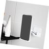 Mikikit 2pcs Adjustable Phone Holder Wall-Mounted Multi-Function Mobile Phone Stand for Bathroom and Kitchen Strong Adhesive Space-Saving Design Suitable for All Smartphones view 2