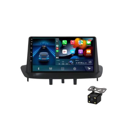 Fructar Car Stereo Multimedia MP5 Player 9'' Touchscreen for Renault Megane 3 2008-2014 with Backup Camera Support Carplay/DSP/4G/GPS Navigation/SWC/Mirrorlink/FM Radio,M300s 3g+32g