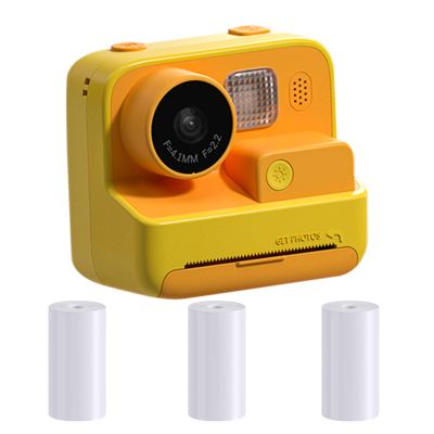 FXNFXLA Kids Instant Camera for 3-12 Years Old, 2.0 Inch Screen 1080P Instant Print Digital Camera with Print Paper, Christmas Birthday Gifts for Boys Girls(Color:A)