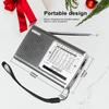 XHDATA D219 Portable AM FM Shortwave Radio Battery Operated Small Great Reception Radio with Good Sound,Earphone Jack for Elder,Home,Child [Silver] view 3
