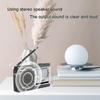 XHDATA D219 Portable AM FM Shortwave Radio Battery Operated Small Great Reception Radio with Good Sound,Earphone Jack for Elder,Home,Child [Silver] view 4