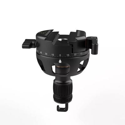 OBO HP-02 Universal Lever Lock Ball Bowl Holder with Quick Release Arca & Picatinny Interface Clamp for 75MM Heavy Duty Tripod
