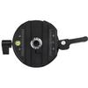 OBO HP-02 Universal Lever Lock Ball Bowl Holder with Quick Release Arca & Picatinny Interface Clamp for 75MM Heavy Duty Tripod view 3