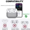Benbenjaytek for AirPods Pro 2 Case, AirPods Pro 2nd Generation[2022] Protective Shockproof Soft Silicone Headphone Cover with Hand Strap, Support Wireless Charging [Front LED Visible] (Gray) view 2