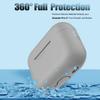 Benbenjaytek for AirPods Pro 2 Case, AirPods Pro 2nd Generation[2022] Protective Shockproof Soft Silicone Headphone Cover with Hand Strap, Support Wireless Charging [Front LED Visible] (Gray) view 4