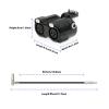 Alvins Cables RED DSMC3 5 Pin to Dual XLR Adapter for RED V-Raptor| ARRI Alexa| Z-CAM-E2 Camera, 5 Pin Male to Two XLR 3 Pin Female Audio Breakout Box view 4