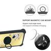 Jitterbug Smart 3 Case Compatible with Lively Smart Phone Case Cover [with Tempered Glass Screen Protector][Hard PC + Soft Silicone][Ring Support] [Golden Reflect Light] DJH-YHY view 4