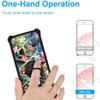 jioeuinly Case for Sharp Rouvo V Case Compatible with Sharp Rouvo V Phone Case Cover [with Tempered Glass Screen Protector][Hard PC + Soft Silicone][Ring Support] [Colorful Reflect Light] IMDH-LVH view 4