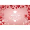 12x10ft Pink Valentine's Day Backdrops,Pink Love Heart Glitter Sequin Bokeh Happy Valentine's Day Photography Background for Newborn Bridal Shower Birthday Party Banner Decoration view 3