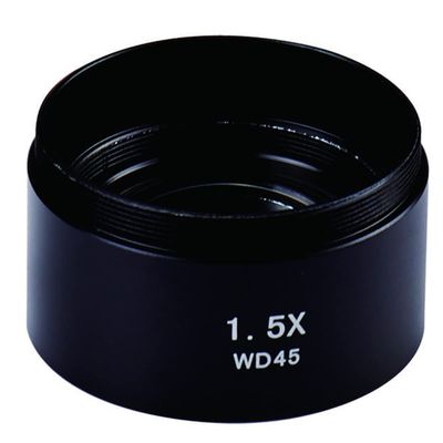 RADHAX Microscope Kit Microscope Auxiliary Objectives 0.5X WD165mm, 1.5X, 2X Stereo Microscope Objective Ballow Lens Microscope Lens Adapters (Color : 1.5X, Size : Other)
