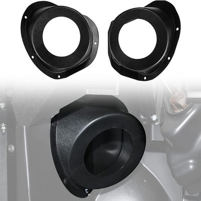 A & UTV PRO Front Kick Pods Under Dash Mount Enclosure for 2016-2024 Polaris General 1000 EPS Accessories, UTV 6.5" inch Speaker Panels, 2PCS