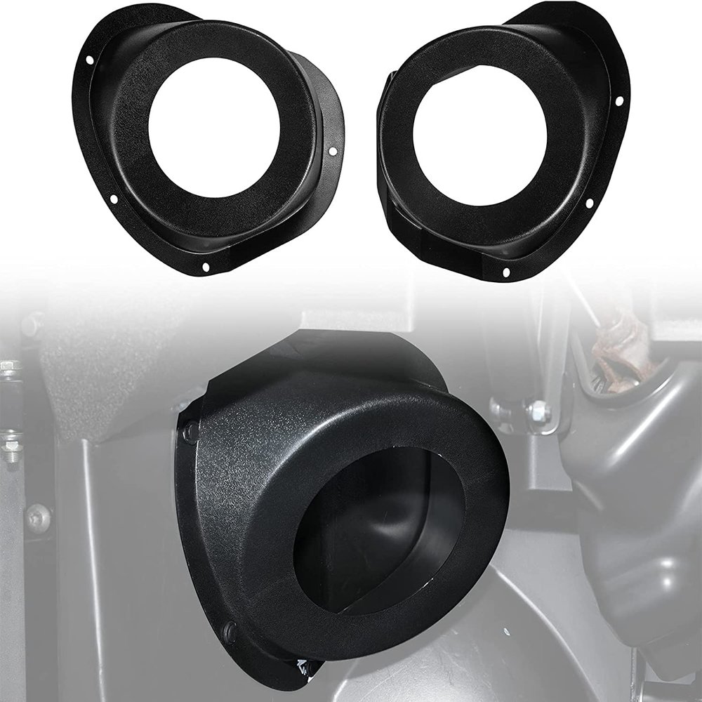 A & UTV PRO Front Kick Pods Under Dash Mount Enclosure for 2016-2024 Polaris General 1000 EPS Accessories, UTV 6.5" inch Speaker Panels, 2PCS